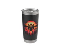 Bowling 80s Look Vaso térmico de acero inoxidable de doble pared