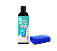 Bowling Ball Cleaner Polishers Set - Oil Dust Renovation, 4 Inch External Polishing Liquid, Weatherproof Tournament Training Component, Durable Microfibre Textile Fastener | Restoration Aid For Matche