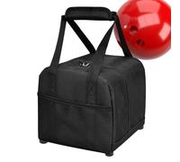 Bowling Ball Tote,Heavy-Duty Bowling Ball Carry Bag For Single - Bolsa de almacenamiento conveniente Accesorios deportivos para viajes Torneo Competencia Hombres Athlete Practice Players Towel Water