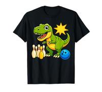 Bowling Dinosaur T Rex, Lindo Juego de Bolos para niños pequeños con Dibujos Animados Camiseta