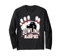 Bowling Is Life - Bolos Divertidos de Bolos Manga Larga
