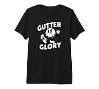 Bowling League Gutter Glory Retro Bowler Camiseta Premium
