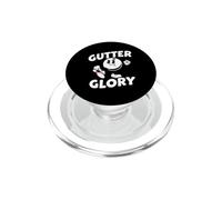 Bowling League Gutter Glory Retro Bowler PopSockets PopGrip para MagSafe