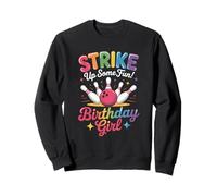 Bowling Party Strike Squad Retro Vibes Sudadera