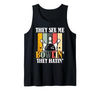 Bowling Retro, Humor: Bolos Que odian Camiseta sin Mangas