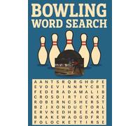 Bowling Word Search: Bowling Word Searches with Easy-to-Read Print about Bowling, Relaxation, Fun and More | 6 x 9 inches,110 pages| 50+ Puzzles…Great ... Lovers of Bowling, Fun or Just Unwinding