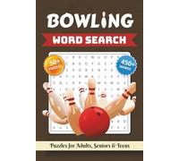 Bowling Word Search Puzzle Book: 50+ Word Searches with Easy to Read Print about Bowling, Techniques, Equipment, Bowlers and More | 6x9 inches, 111 pages | Gift for Vacations, Holidays and Free Times