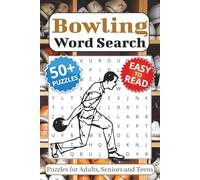 Bowling Word Search Puzzle Book: Word Searches with Easy to Read Print, About Bowling, Hobbies, Game Nights and More. | 6x9 Inches, 110 Pages | 50+ ... … Gift for Vacations, Holidays and Free Times