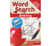 Bowling Word Search Puzzle Book: Word Searches with Easy to Read Print about Bowling I 6x9 Inches, 110 pages I 50+ Puzzles...Gift for Bowling Fans (DaKu Jones Puzzle Books Word Search Collection)