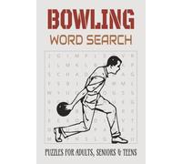Bowling Word Search Puzzle Book: Word Searches with Easy to Read Print about Bowling, Pins, Lanes and More │ 6x9 inches, 120 pages │ 50+ Puzzles ... Gift for Vacations, Holidays and Relaxation