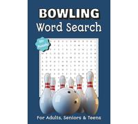 Bowling Word Search Puzzle Book: Word searches with easy to read print about bowling, puzzle lovers, bowling enthusiasts and more | 6X9 inches, 110 ... Holidays, Relaxation and free times