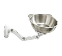Bowls Feeding Station, Wall Mount Dog Bowl | Stainless Steel Magnetic Adjustable Raised Dishes | Cat Feedings Station For Multi-Pet Storage Indoor Outdoor Home House Travel Daily Feeding Kitten