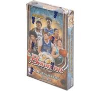 Bowman 2025-26 Caja de pasatiempos de baloncesto, 20 paquetes, juego de base de 200 cartas, novatos y prospectos de la NBA