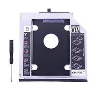 BOWONG SATA 2nd HDD Caddy 9,5 mm 2,5 pulgadas SSD carcasa HDD para IBM Lenovo ThinkPad T400 T400s T500 W500 T410 T410s T410i T410si T420s T420si T430s T430si DVD/CD-ROM