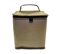 BOWTONG Bolsa de almacenamiento para tanques de gas de camping, funda protectora portátil para cilindro de combustible, bolsa de luz de campamento, transporte de colisión C6A2 para exteriores, Khaki
