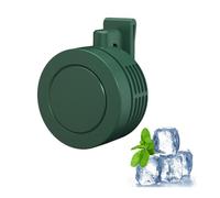 BOWTONG Mini ventilador de clip de cintura, ventilador eléctrico portátil silencioso sin aspas, enfriador de aire con clip de 360 grados, recargable, 3 velocidades, ajustable, ventiladores de cintura