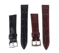 BowyTrading Correa de reloj unisex de cuero ultrafino, universal, con hebilla, correa de repuesto para reloj para hombres y mujeres, correa de reloj de cuero suave y duradera con fácil