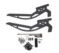 BowyTrading Kit de chasis con Distancia Entre Ejes sobre orugas RC, rieles de viga con Marco de Fibra de Carbono de Alta Resistencia, absorción de Impactos Mejorada, chasis sobre orugas RC