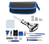 BowyTrading Kit de reparación de relojes con herramientas completas, set profesional de herramientas para la reparación de relojes que incluye un abridor de caja ajustable y un extractor de