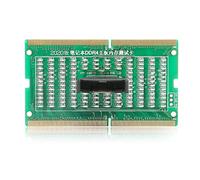 BowyTrading Probador de Placa Base para Ranura de Memoria DDR4 de portátil, Tarjeta de diagnóstico Post con Indicadores LED, Detector de Interfaz de Avance y Retroceso para reparación de no ar