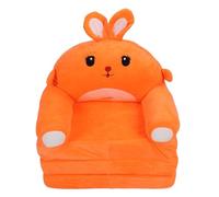 BowyTrading Sofá Plegable para niños, sofá-Cama Adorable con Forma de Animal de Dibujos Animados para Toddlers, diseño de Tres Pliegues en Terciopelo cristalino Suave, Silla-sofá Ajustable (Coneja)