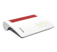 Box 5690 Routers inalámbricos, Enrutador de fibra óptica Box 5690, Wi-Fi 7 (802.11be), Doble banda (2,4 GHz / 5 GHz), Ethernet, Rojo, Blanco, Router de sobremesa