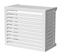 Box Air Klima Cover Clima Blade L Blanco - Cubierta para Aire Acondicionado Exterior de Aluminio Composite, Soportes INOX Regulables, Instalación en Pared, Protección Unidad Exterior Grande