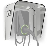 Box Air Klima Cubierta para Wallbox | Protección contra la intemperie para estación de carga para coches eléctricos de aluminio compuesto | Techo impermeable, protección solar y rayos UV