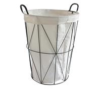 Box and Beyond Cesta, Polialgodón Metal Pintura epoxi, Negro, 40cm x 40cm x 50cm