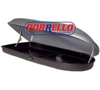 BOX Auto Baule De Techo TITAN 450 G3 375 L Grigio Apertura Doble 75 KG