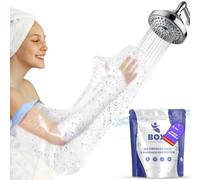 Box Commerce - Protector Escayola Brazo Largo Adulto para Ducha, Piscina - Funda Impermeable de Silicona Suave Comoda para Cubrir Vendajes, Yeso, Heridas, Quemaduras - Bolsa Hermetica Reutilizable