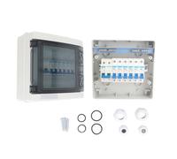 Box de distribución 6 MCB Switch Main 100A 6 Way Style Eu Style IP65 Resistente al fuego Conveniente Instalación amplia Aplicación