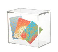 Box de Exposición - Clear Counter Showcase, Pantalla apilable | Contenedor de almacenamiento versátil para objetos de recolección Figuras Decoración de la sala de estar Bureau Biblioteca Hogar