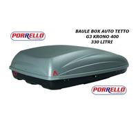 Box De Techo Baule Portaequipajes KRONO 400 G3 330 L Gris 75 KG MPN 22.204
