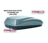 Box De Teto Baule Portaequipajes KRONO 320 G3 Universal 240 LT Grigio