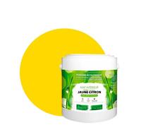 BOX DECO COULEURS Peinture murale naturelle écologique aspect mat intérieur Natura - 2,5L / 33m², Jaune Citron