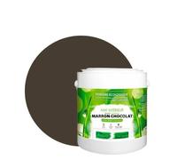 BOX DECO COULEURS Peinture murale naturelle écologique aspect mat intérieur Natura - 2,5L / 33m², Marron Chocolat