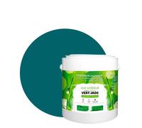 BOX DECO COULEURS Peinture murale naturelle écologique aspect mat intérieur Natura - 2,5L / 33m², Vert Jade
