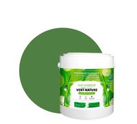 BOX DECO COULEURS Peinture murale naturelle écologique aspect mat intérieur Natura - 2,5L / 33m², Vert Nature