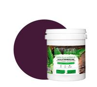 BOX DECO COULEURS Pintura de pared natural ecológica con aspecto de satén interior Natura - 1 L, morado berenjena