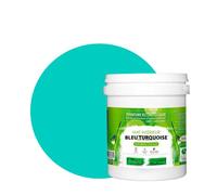 BOX DECO COULEURS Pintura de pared natural ecológica con aspecto mate interior Natura - 1 l/13 m², azul turquesa