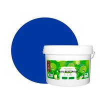 BOX DECO COULEURS Pintura de pared natural ecológica con aspecto mate interior Natura - 10 l/130 m², azul eléctrico
