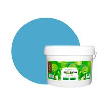 BOX DECO COULEURS Pintura de pared natural ecológica con aspecto mate interior Natura - 10L, azul pavo real