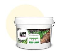 BOX DECO COULEURS Pintura de pared natural ecológica con aspecto satinado interior Natura - 10 l/130 m², beige y lino