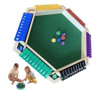 Box Dice Game Wooden Shutter Board Waterproof Pub Set Family Dices Challenge Classic Strategy Luck Based Gameplay Durable Rolling Tray Design Kids Adults Classroom Entertainment Fun Tabletop niño