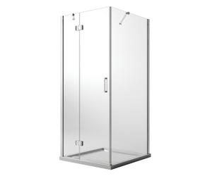 Box Doccia 90x60 CM H190 Trasparente mod. Flip Anta + Fisso