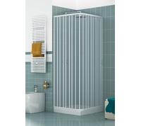 Box doccia Luna 90x90 cm pvc apertura a soffietto laterale