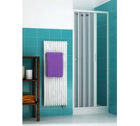 Box doccia nicchia Libertè 150x H185 cm in pvc a soffietto