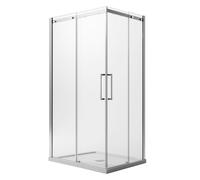 Box Doccia Rettangolare 80x90CM H200 Vetro Trasparente 8mm Sinistra mod. Prim...