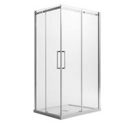Box Doccia Rettangolare 90x100CM H200 Vetro Trasparente 8mm Destra mod. Prime...